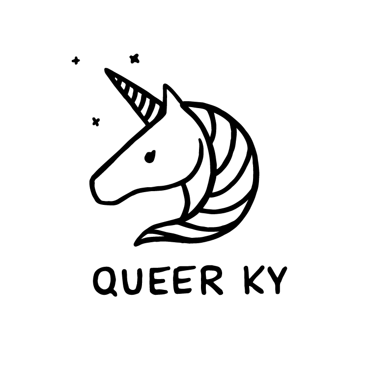 Queer Kentucky Unicorn Logo