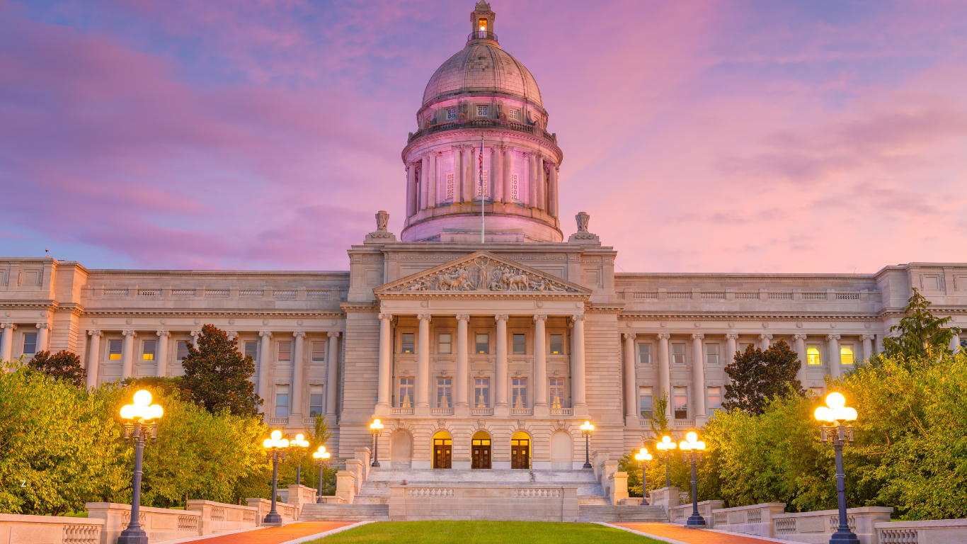 Kentucky State Capitol building in Frankfort