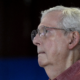 Sen. Mitch McConnell, R-Ky., attends the annual Fancy Farm picnic Saturday, Aug. 2, 2025, in Fancy Farm, Ky. (AP Photo/Mark Humphrey)